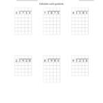 3 Digit By 1 Digit Long Division With Grid Assistance And NO Remainders