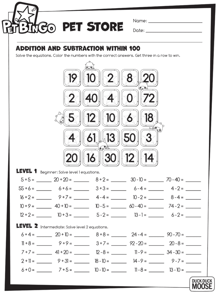 3Rd Grade Math Addition Properties Worksheets Printable Db excel