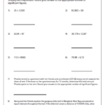 Add Subtract Multiply Divide Significant Figures Worksheet Leonard