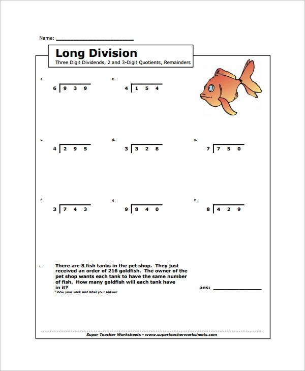 Decimal Division Super Teacher Worksheets Advance Worksheet