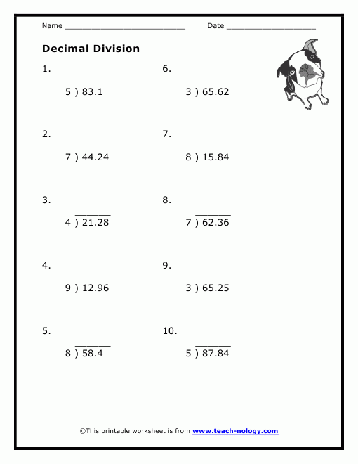 Decimal Division