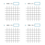 Divide Large Numbers Free Printable Worksheet 4th Grade Worksheets