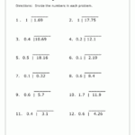 Dividing Decimals Worksheet 5th Grade Search Results Calendar 2015