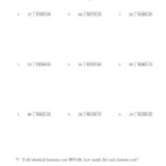 Dividing Dollar Amounts By Two Digit Divisors A