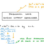 Dividing Polynomials Worksheet No Remainders