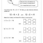 Division Inverse Of Multiplication Division Maths Worksheets For Year 3 age 7 8 By URBrainy