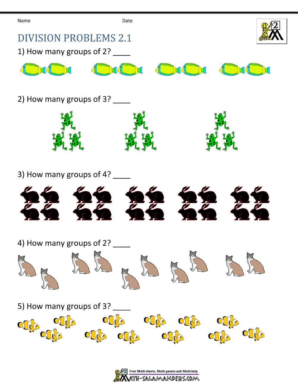 Division With Arrays Worksheet Free Download Gmbar co