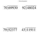 Long Division Two Digit Divisor And A Three Digit Quotient With No