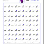 Mad Minute Division Printable Worksheets Printable Worksheets