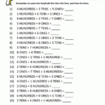 Math Place Value Worksheets To 1000 Place Value Worksheets Math