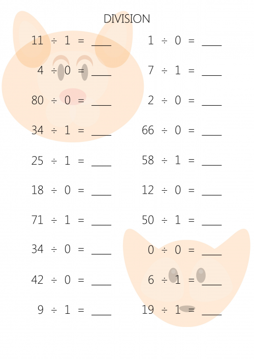 Mental Division Worksheet 2 KidsPressMagazine