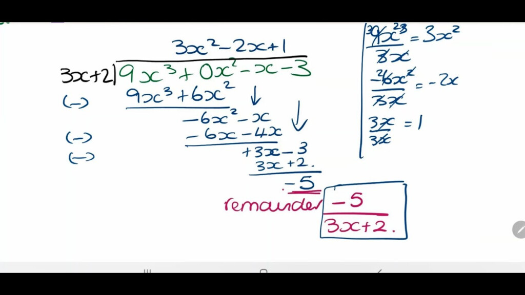 Polynomial Long Division Without Remainders Worksheet Polynomial Long 