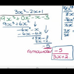 Polynomial Long Division Without Remainders Worksheet Polynomial Long