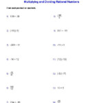 Wonderful Rational Number Multiplication Worksheet 9 1 Skills Practice