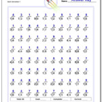 Worksheet Mad Minute Division Grass Fedjp Worksheet Study Site