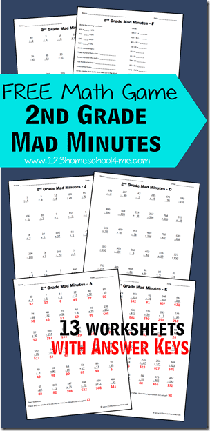 2nd Grade Math Games Homeschool Giveaways