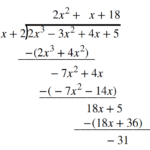 35 Dividing Polynomials Long And Synthetic Division Worksheet Answers