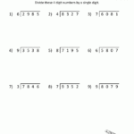 4th Grade Long Division Worksheets