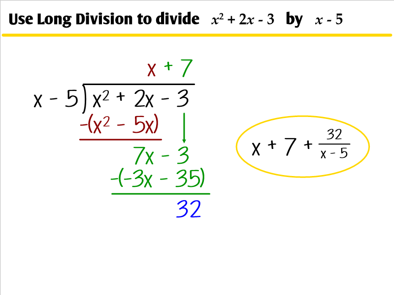 5 5 Dividing Polynomials Ms Zeilstra s Math Classes