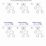 50 Prime Factorization Worksheet Pdf In 2020 Prime Factorization