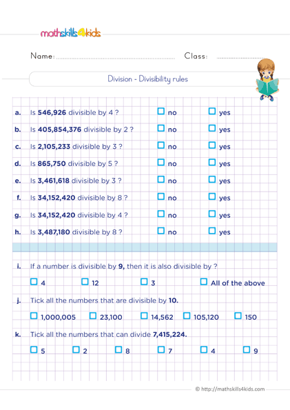 6th Grade Math Division Worksheets PDF