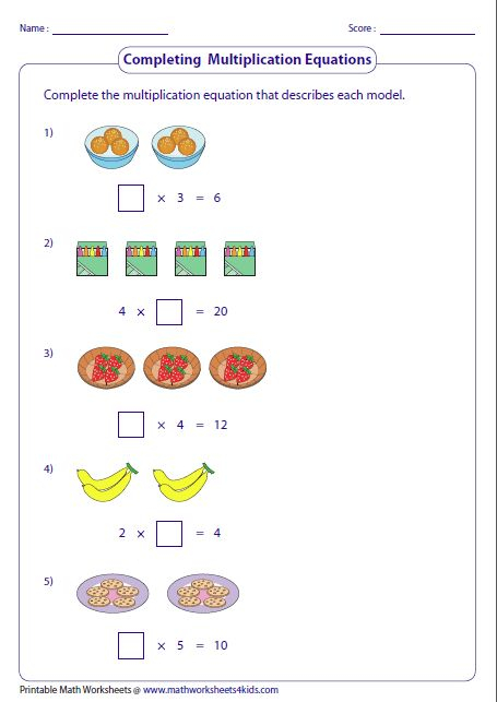 Complete The Multiplication Sentence That Best Describes The Array