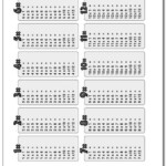 Dad s Worksheets Multiplication Chart John Moon s Multiplication