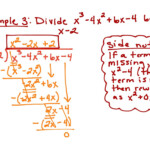 Dividing Polynomials Long And Synthetic Division Worksheet Answers Db