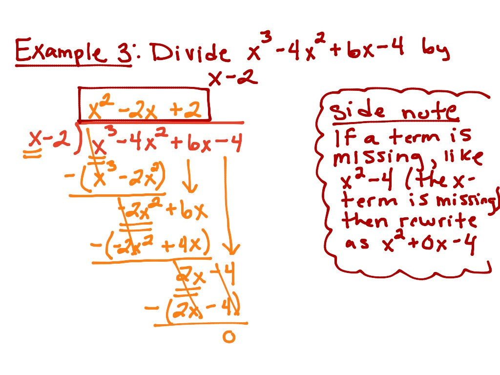 Dividing Polynomials Long And Synthetic Division Worksheet Answers Db