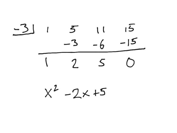 Dividing Polynomials Long And Synthetic Division Worksheet Answers Db 