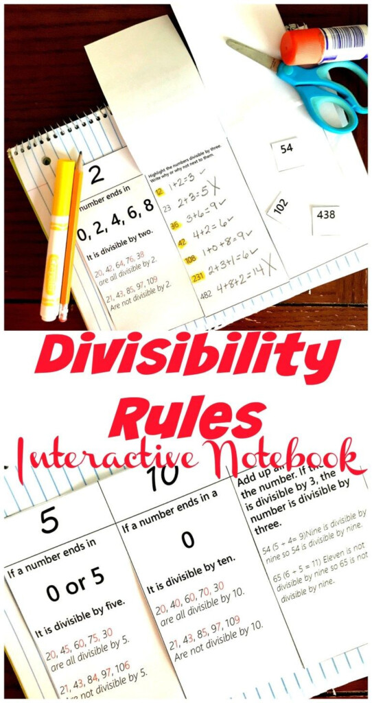 Divisibility Rules Worksheet Grade 7 Lousiana