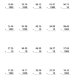 Division Of Decimals Worksheets Grade 7 Askworksheet