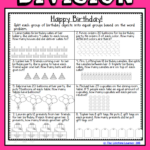 Division Using Equal Groups Division Worksheets Activities Games