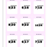 Division With Remainders Flash Cards