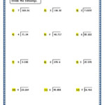 Division Worksheet 3rd Grade 100