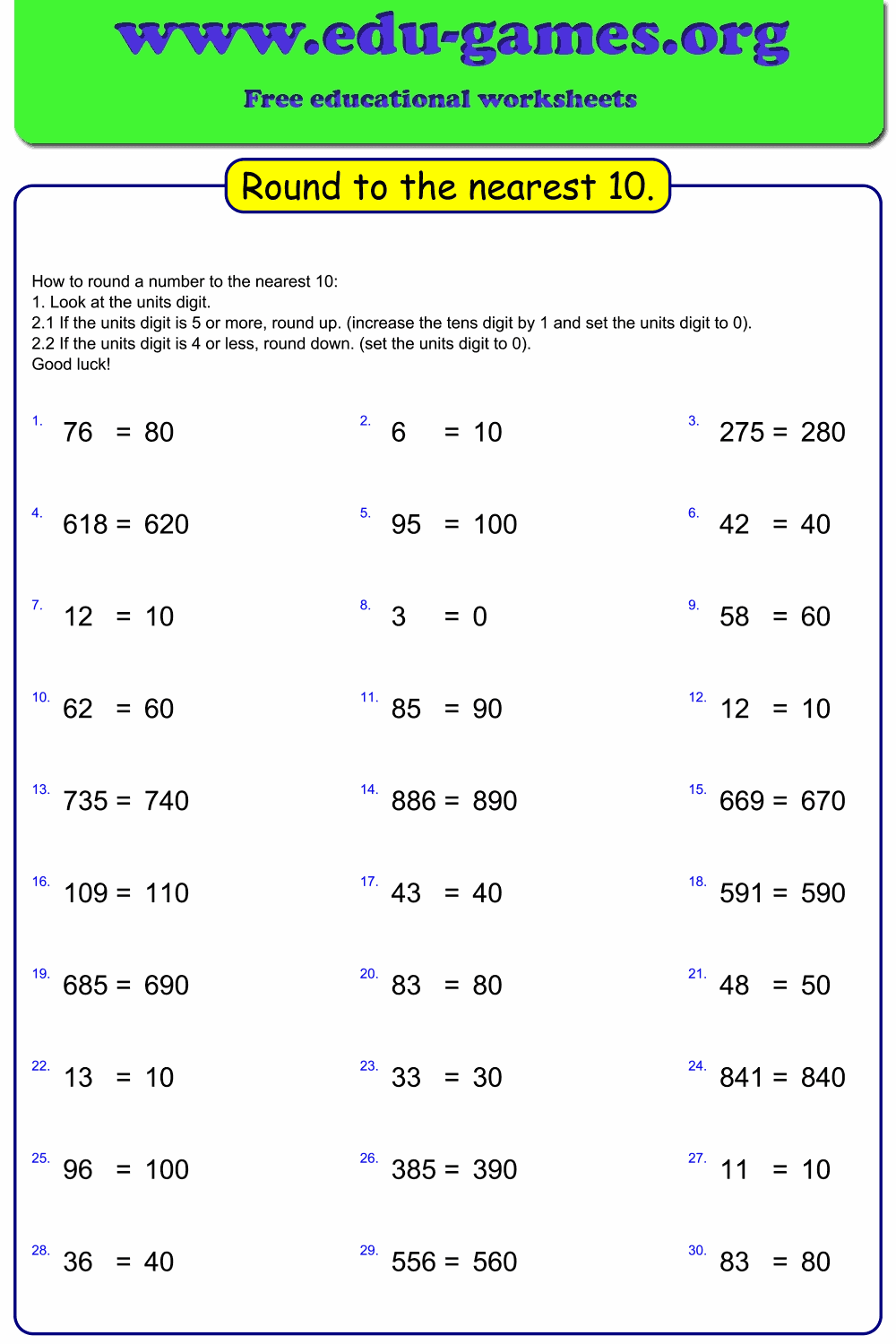 Division Worksheet 3rd Grade 100