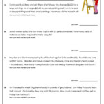 Division Worksheets 4th Grade Word Problems Free Worksheet