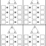 Free Fact Triangles Worksheets Activity Shelter