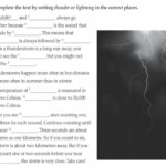 How Lightning Works Worksheets 99Worksheets