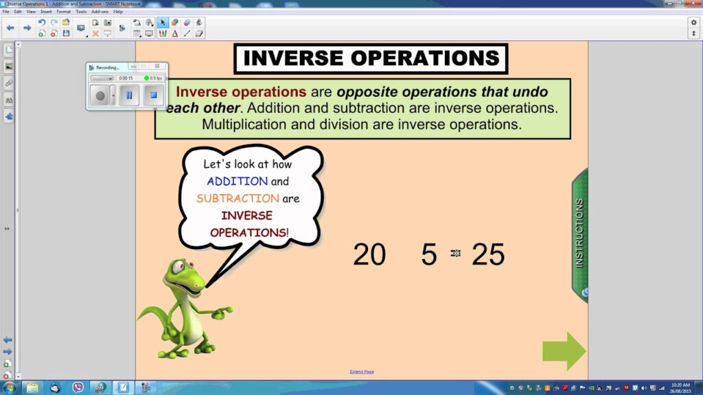 Inverse Operations Addition Subtraction 1 YouTube