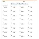 Long Division Math Worksheets EduMonitor