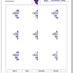 Long Division Worksheets