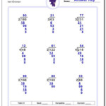 Long Division Worksheets