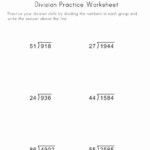 Long Division Worksheets Long Division Worksheets Division