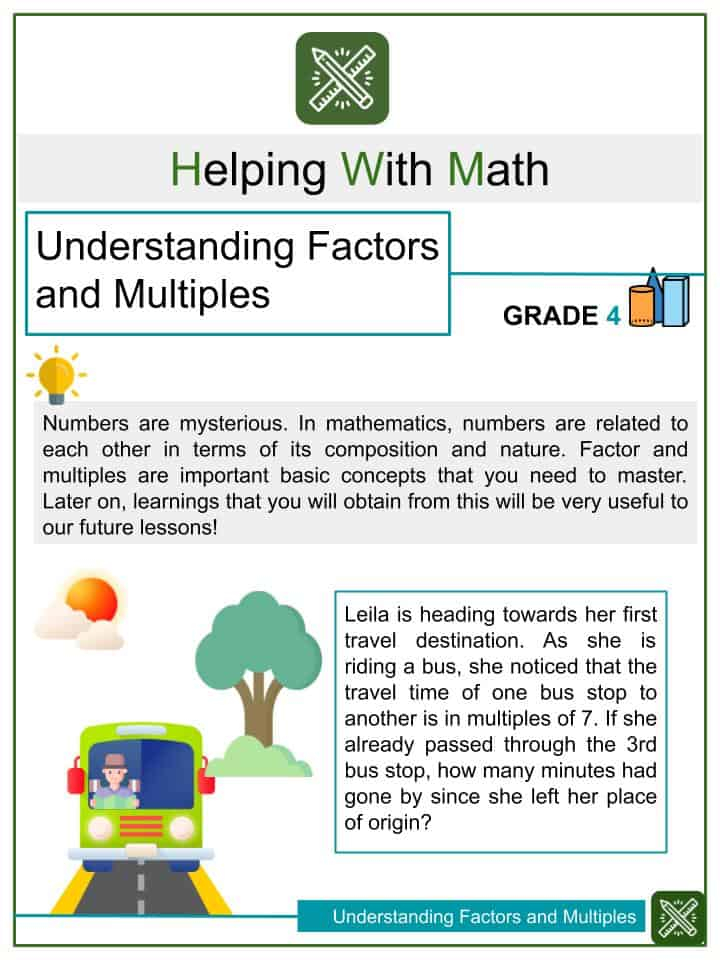 Multiples Worksheet Common Core Math