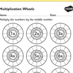 Multiplication Wheels Worksheet Multiplication Wheels Times