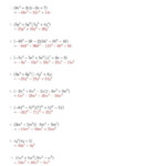 Multiplying Monomials And Binomials Worksheet Answers Worksheet