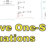 One Step Equations Multiplication And Division Worksheet Times Tables