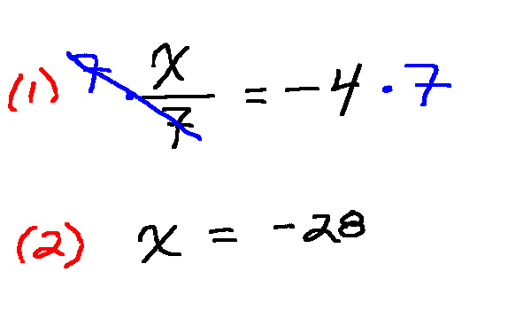 One Step Equations With Fractions Multiplication Worksheet Math 