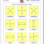 Parallel Perpendicular Intersecting